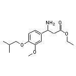 ethyl 3-amino-3-(4-isobutoxy-3-methoxyphenyl)propanoate HCl