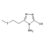 4-amino-5-[2-(methylthio)ethyl]-4H-1,2,4-triazole-3-thiol