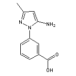 3-(5-amino-3-methyl-1H-pyrazol-1-yl)benzoic acid