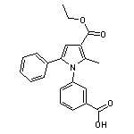 3-[3-(ethoxycarbonyl)-2-methyl-5-phenyl-1H-pyrrol-1-yl]benzoic acid