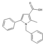 1-benzyl-2-methyl-5-phenyl-1H-pyrrole-3-carboxylic acid