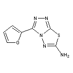 3-(2-furyl)[1,2,4]triazolo[3,4-b][1,3,4]thiadiazol-6-amine