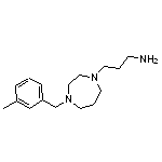 3-[4-(3-methylbenzyl)-1,4-diazepan-1-yl]propan-1-amine