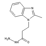 3-(2-methyl-1H-benzimidazol-1-yl)propanohydrazide