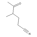 3-methyl-4-oxopentyl cyanide