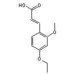 (2E)-3-(4-ethoxy-2-methoxyphenyl)acrylic acid