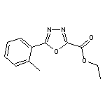 ethyl 5-(2-methylphenyl)-1,3,4-oxadiazole-2-carboxylate