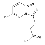 3-(6-chloro[1,2,4]triazolo[4,3-b]pyridazin-3-yl)propanoic acid