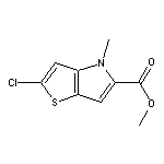 methyl 2-chloro-4-methyl-4H-thieno[3,2-b]pyrrole-5-carboxylate