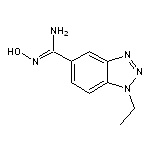 1-ethyl-N’-hydroxy-1H-1,2,3-benzotriazole-5-carboximidamide