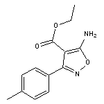 ethyl 5-amino-3-(4-methylphenyl)isoxazole-4-carboxylate