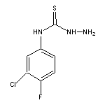 N-(3-chloro-4-fluorophenyl)hydrazinecarbothioamide