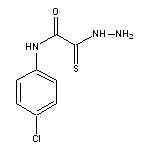 N-(4-chlorophenyl)-2-hydrazino-2-thioxoacetamide