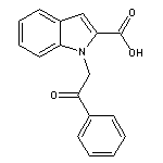 1-(2-oxo-2-phenylethyl)-1H-indole-2-carboxylic acid