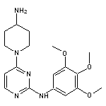 4-(4-aminopiperidin-1-yl)-N-(3,4,5-trimethoxyphenyl)pyrimidin-2-amine