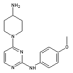 4-(4-aminopiperidin-1-yl)-N-(4-methoxyphenyl)pyrimidin-2-amine