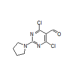 4,6-Dichloro-2-(1-pyrrolidinyl)pyrimidine-5-carbaldehyde