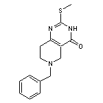 6-benzyl-2-(methylthio)-5,6,7,8-tetrahydropyrido[4,3-d]pyrimidin-4(3H)-one