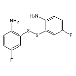 2-[(2-amino-5-fluorophenyl)dithio]-4-fluoroaniline