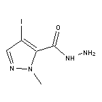 4-iodo-1-methyl-1H-pyrazole-5-carbohydrazide