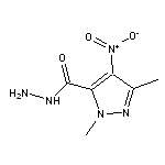 1,3-dimethyl-4-nitro-1H-pyrazole-5-carbohydrazide