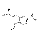 (2E)-3-(2-ethoxy-5-nitrophenyl)acrylic acid