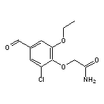 2-(2-chloro-6-ethoxy-4-formylphenoxy)acetamide