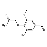 2-(2-bromo-4-formyl-6-methoxyphenoxy)acetamide