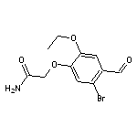 2-(5-bromo-2-ethoxy-4-formylphenoxy)acetamide