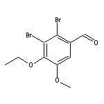 2,3-dibromo-4-ethoxy-5-methoxybenzaldehyde