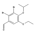 2,3-dibromo-5-ethoxy-4-isopropoxybenzaldehyde