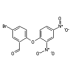 5-bromo-2-(2,4-dinitrophenoxy)benzaldehyde