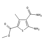 methyl 5-amino-4-(aminocarbonyl)-3-methylthiophene-2-carboxylate