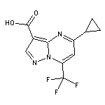 5-cyclopropyl-7-(trifluoromethyl)pyrazolo[1,5-a]pyrimidine-3-carboxylic acid