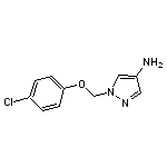 1-[(4-chlorophenoxy)methyl]-1H-pyrazol-4-amine