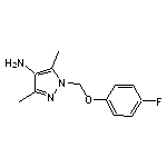 1-[(4-fluorophenoxy)methyl]-3,5-dimethyl-1H-pyrazol-4-amine