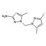 1-[(3,5-dimethyl-1H-pyrazol-1-yl)methyl]-5-methyl-1H-pyrazol-3-amine