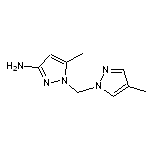 5-methyl-1-[(4-methyl-1H-pyrazol-1-yl)methyl]-1H-pyrazol-3-amine