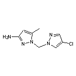 1-[(4-chloro-1H-pyrazol-1-yl)methyl]-5-methyl-1H-pyrazol-3-amine