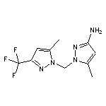 5-methyl-1-{[5-methyl-3-(trifluoromethyl)-1H-pyrazol-1-yl]methyl}-1H-pyrazol-3-amine