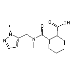 2-({methyl[(1-methyl-1H-pyrazol-5-yl)methyl]amino}carbonyl)cyclohexanecarboxylic acid