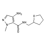 4-amino-1-methyl-N-(tetrahydrofuran-2-ylmethyl)-1H-pyrazole-5-carboxamide