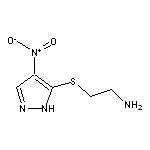 2-[(4-nitro-1H-pyrazol-5-yl)thio]ethanamine