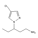 3-(4-chloro-1H-pyrazol-1-yl)pentan-1-amine