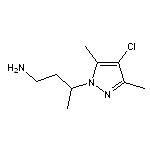 3-(4-chloro-3,5-dimethyl-1H-pyrazol-1-yl)butan-1-amine