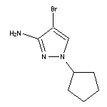 4-bromo-1-cyclopentyl-1H-pyrazol-3-amine