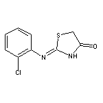 (2Z)-2-[(2-chlorophenyl)imino]-1,3-thiazolidin-4-one