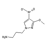 3-(3-methoxy-4-nitro-1H-pyrazol-1-yl)propan-1-amine HCl