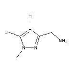 (4,5-dichloro-1-methyl-1H-pyrazol-3-yl)methylamine HCl