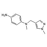 N-methyl-N-[(1-methyl-1H-pyrazol-4-yl)methyl]benzene-1,4-diamine HCl